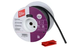 Ellen Tochtprofiel Siliconen 1201 SCF 12mm 25m