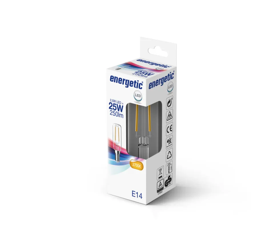Energetic LED Lamp Buis 25W E14 Warmwit Helder
