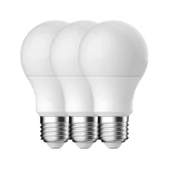 Energetic Led Lamp Bulb E27 SMD A60 9W 1055LM 2700K Frosted - 3-Pack