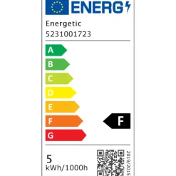 Energetic Led Lamp Bulb E27 SMD A60 4,8W 470LM 2700K Frosted - 3-Pack