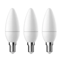 Energetic LED Lamp Kaars 25W E14 Warmwit Mat 3st