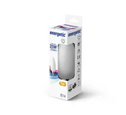 Energetic LED Lamp Kaars 25W E14 Warmwit Mat