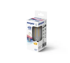 Energetic LED Lamp Kogel 40W E27 Warmwit Helder