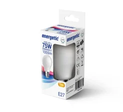 Energetic LED Lamp Peer 75W E27 Warmwit Mat Dimbaar