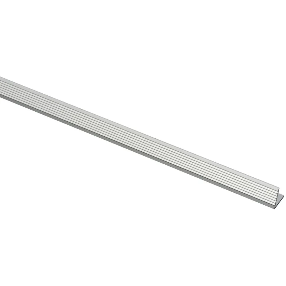 Essentials Trapkant Aluminium Geanodiseerd 19x19x2mm 100 cm