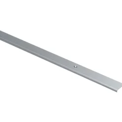 Essentials Trapkant Aluminium Geanodiseerd 25x6,3x2mm Met Neus 100 cm