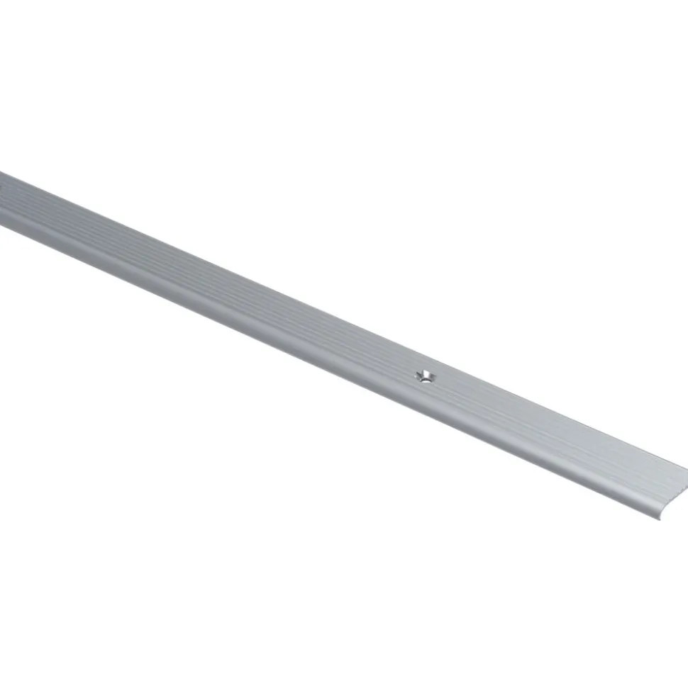 Essentials Trapkant Aluminium Geanodiseerd 25x6,3x2mm Met Neus 100 cm