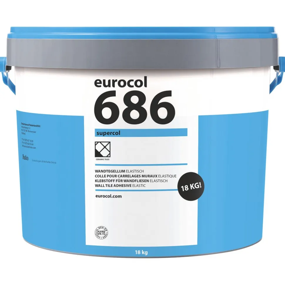 Eurocol 686 Supercol Tegellijm Wand 18kg