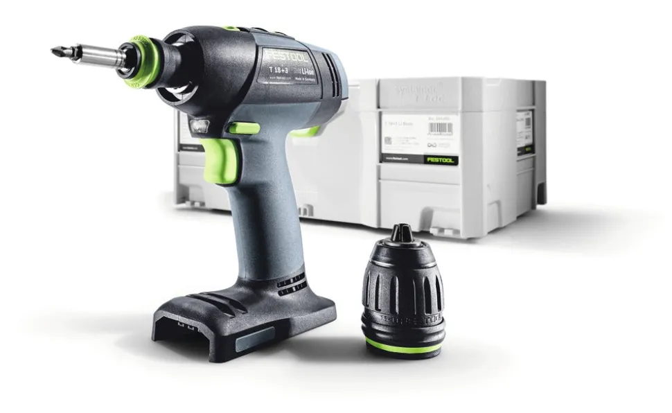Festool Accu Schroefboormachine T 18+3 Li-Basic