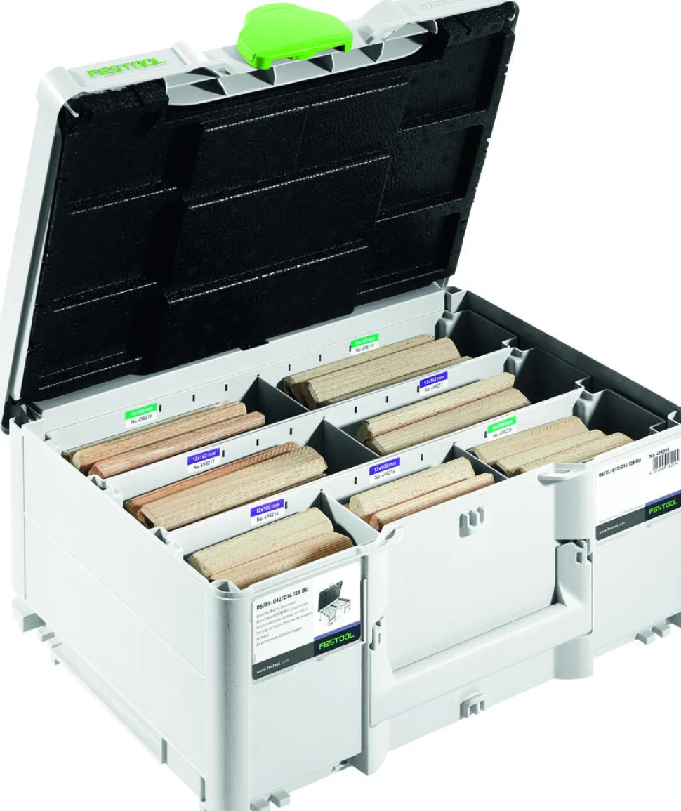 Festool Domino DF700 XL Assortiment Systainer DS/XL D12/D14 128x BU