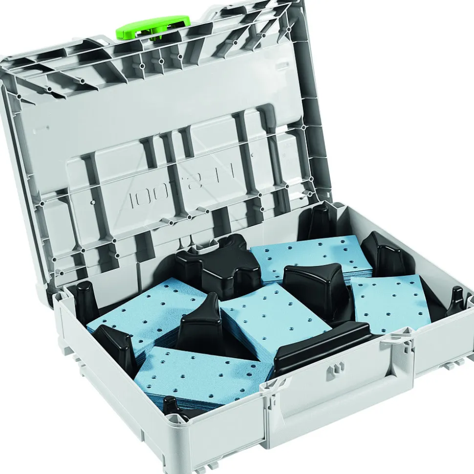 Festool Schuurmateriaal-Systainer³ SYS-STF 80X133 GR-Set Granat