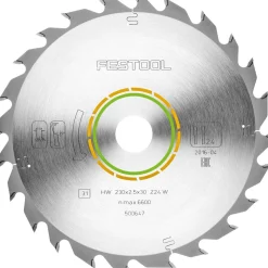 Festool Standaard Cirkelzaagblad W24 230x2,5x20mm
