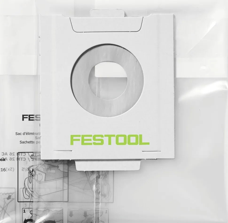 Festool Wegwerpstofzak Plastic Folie ENS-CT 26 AC/5 5st