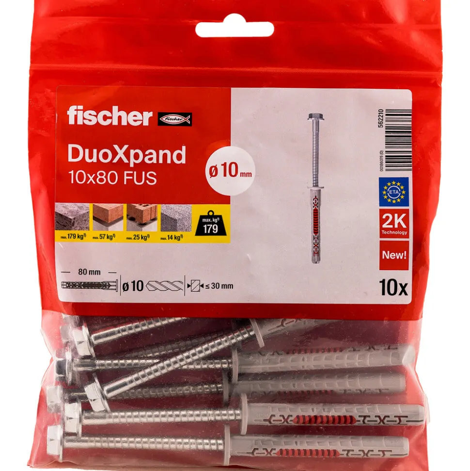 fischer Constructieplug DuoXpand Verzinkt FUS 10st