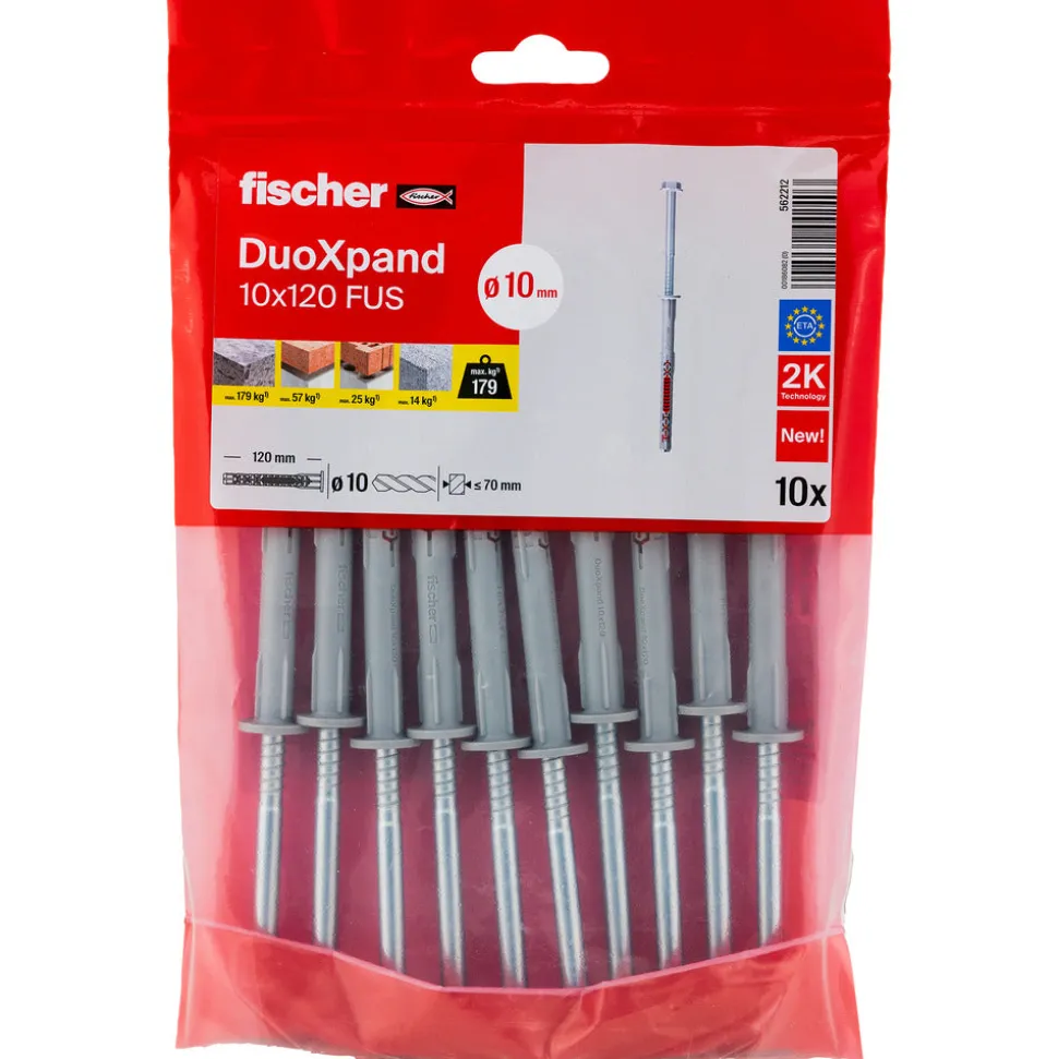 fischer Constructieplug DuoXpand Verzinkt FUS 10st