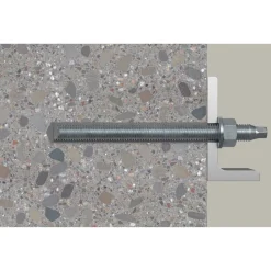 fischer Draadstang RGM 10x130 mm 10 stuks