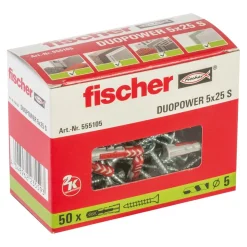 fischer Duopower Universele Plug Met Spaanplaatschroef