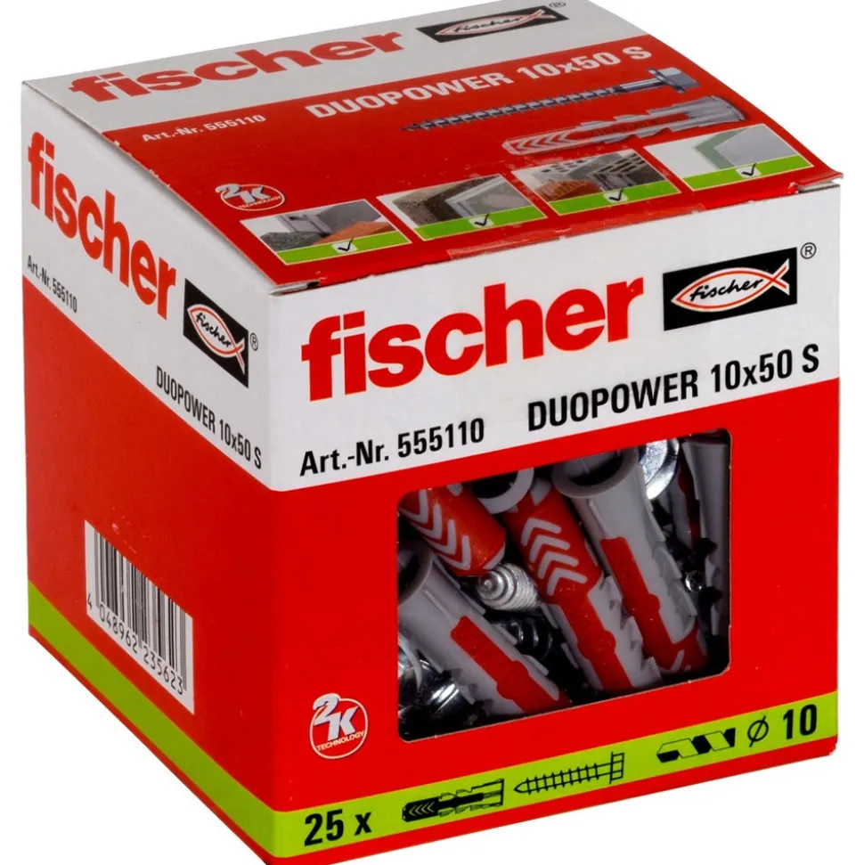 fischer Duopower Universele Plug Met Spaanplaatschroef