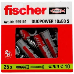 fischer Duopower Universele Plug Met Spaanplaatschroef