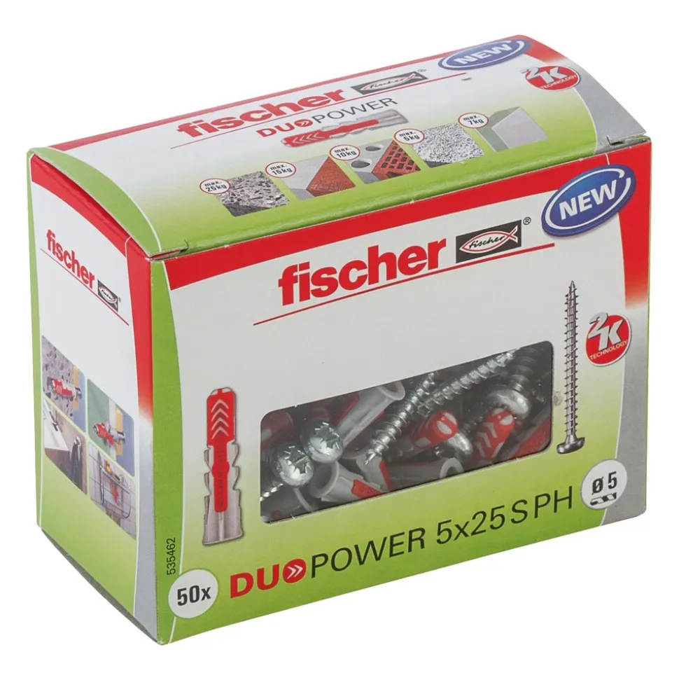 fischer Duopower Universele Plug Met Cilinderkopschroef
