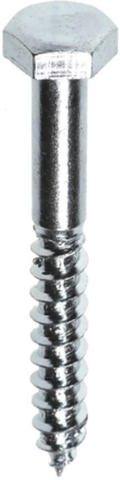 FIS Profi Houtdraadbout Verzinkt Zeskantkop