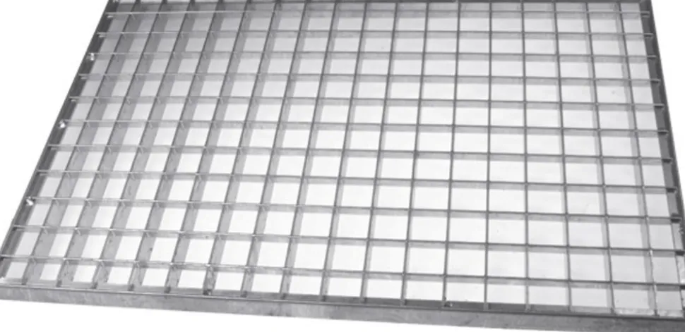 Fis Voetrooster thermisch verzinkt 800x600 mm / M30x30 mm