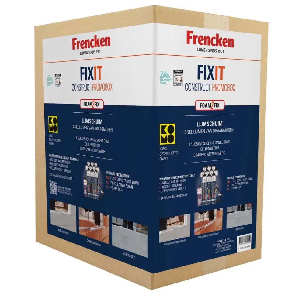 Frencken FIXIT Construct Gun Lijmschuim Promobox