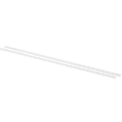F-Systeem rail dubbel 150 cm wit RAL9003 2 stuks 400 kg