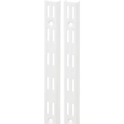 F-Systeem rail dubbel 150 cm wit RAL9003 2 stuks 400 kg