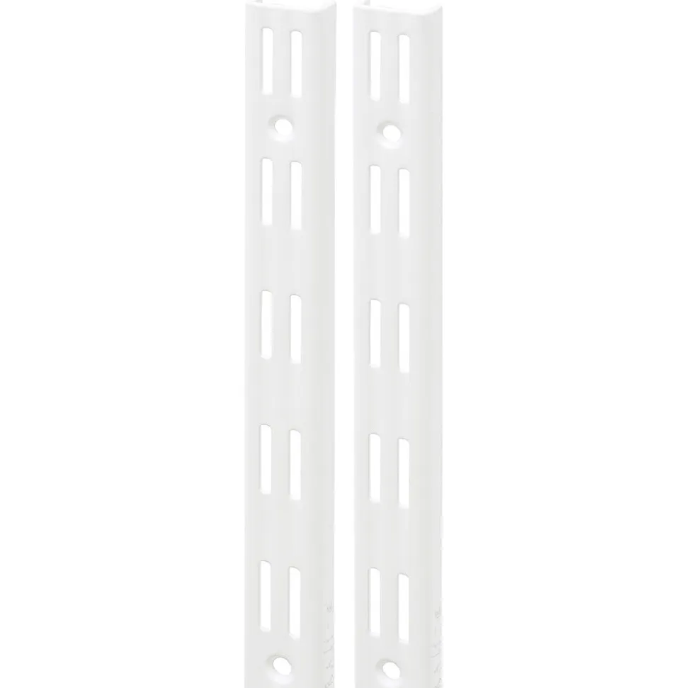 F-Systeem rail dubbel 150 cm wit RAL9003 2 stuks 400 kg
