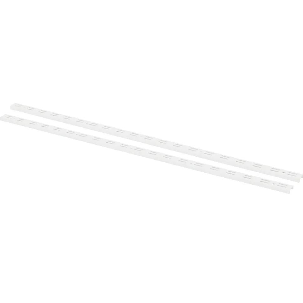 F-Systeem rail dubbel 100 cm wit RAL9003 2 stuks 275 kg