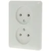 Gira Contactdoos System 55 Inbouw 2-Voudig Polarwit