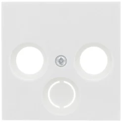 Gira System 55 Inbouw Centraalplaat Radio/TV Polarwit