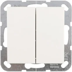 Gira System 55 Inbouw Schakelaar Wissel/Wissel Polarwit