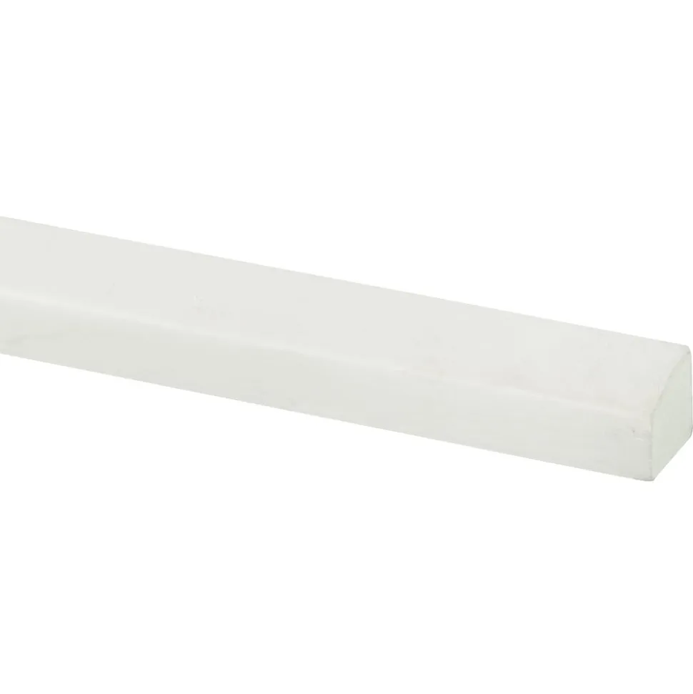 Glaslat DH02 Hardhout Wit Gegrond 17x19x4000mm FSC Mix 70%
