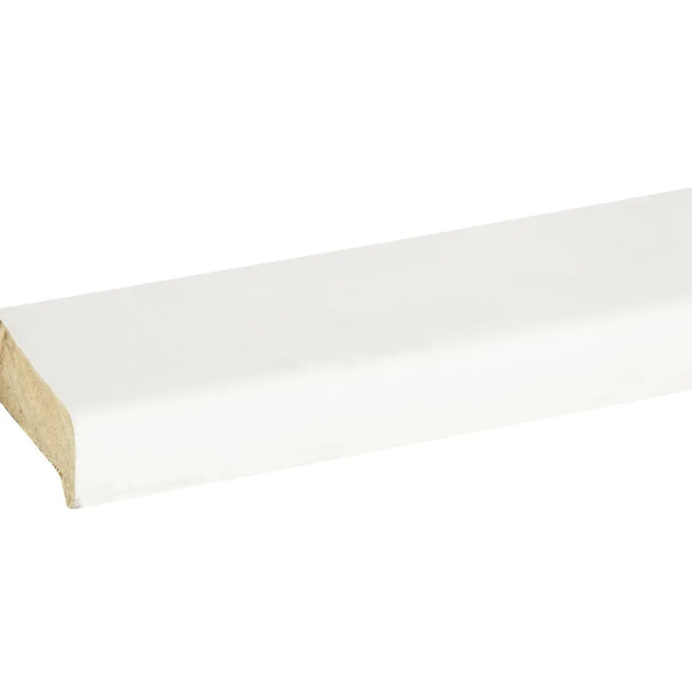 Glaslat DHNL50 Hardhout Wit Gegrond 18x65x4000mm FSC Mix 70%