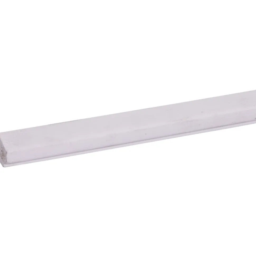 Glaslat Hardhout Wit Gegrond Met Sponning 17x15x2700mm FSC Mix 70%