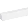 Glaslat Hardhout Wit Gegrond Met Sponning 25x30x2700mm FSC Mix 70%
