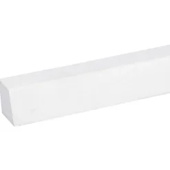 Glaslat Hardhout Wit Gegrond Met Sponning 25x30x2700mm FSC Mix 70%