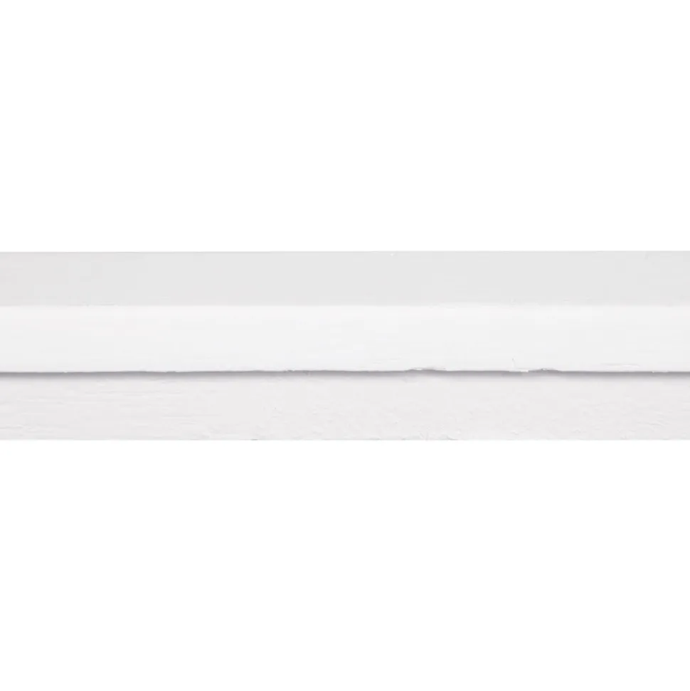Glaslat Hardhout Wit Gegrond Met Sponning 25x30x2700mm FSC Mix 70%