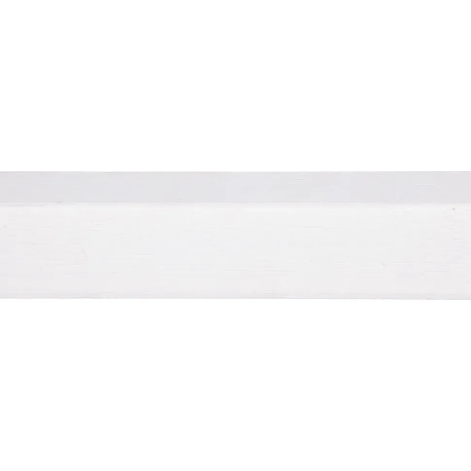 Glaslat Hardhout Wit Gegrond Met Sponning 25x30x2700mm FSC Mix 70%