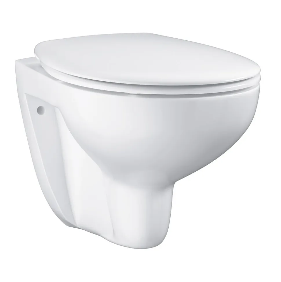 GROHE Bau Wandcloset Ceramic Wit Softclose Closetzitting Randloos Diepspoel