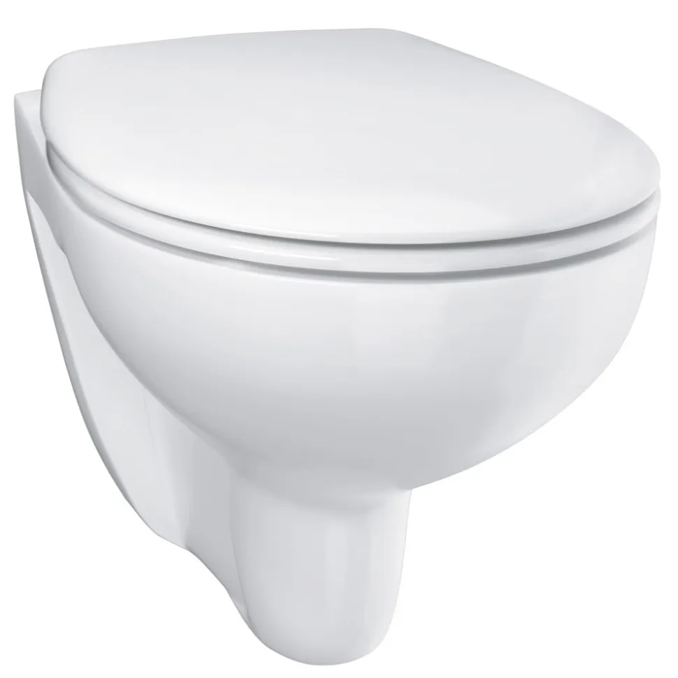 GROHE Bau Wandcloset Ceramic Wit Softclose Closetzitting Randloos Diepspoel
