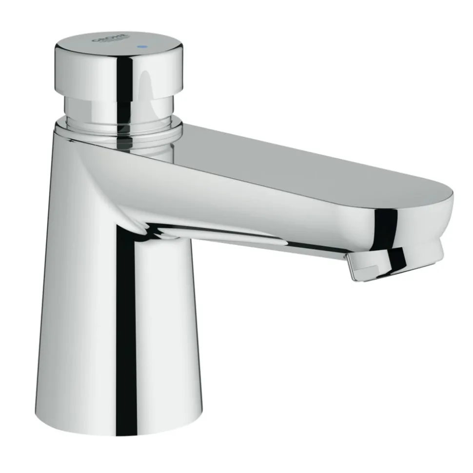 Grohe Euroeco Wastafelmengkraan chroom zelfsluitend