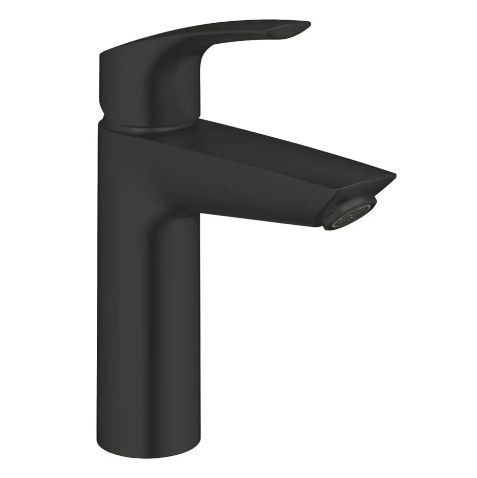 Grohe EuroSmart Wastafelmengkraan M-Size Push Open Mat Zwart