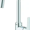 Grohe Eurosmart wastafelmengkraan L-size chroom met waste