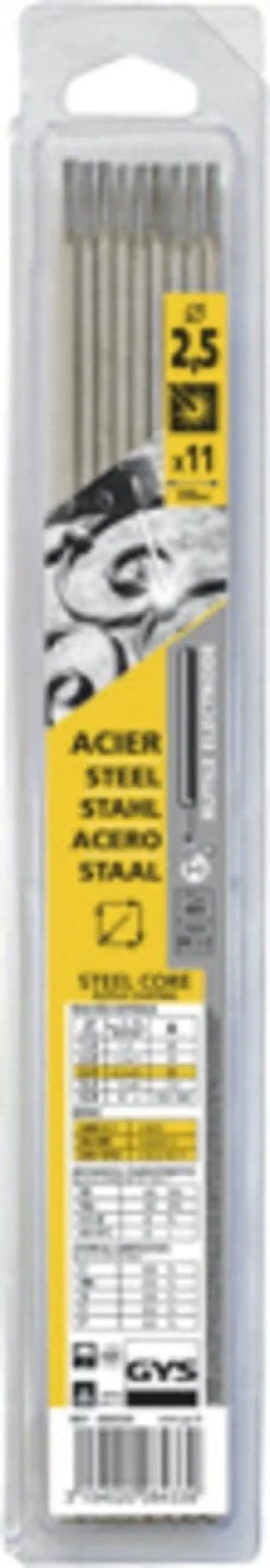 Gys Laselektrodes Staal Grijs 2,5mm 11st