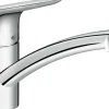 Hansgrohe Keukenmengkraan 120 laag chroom 1-greeps