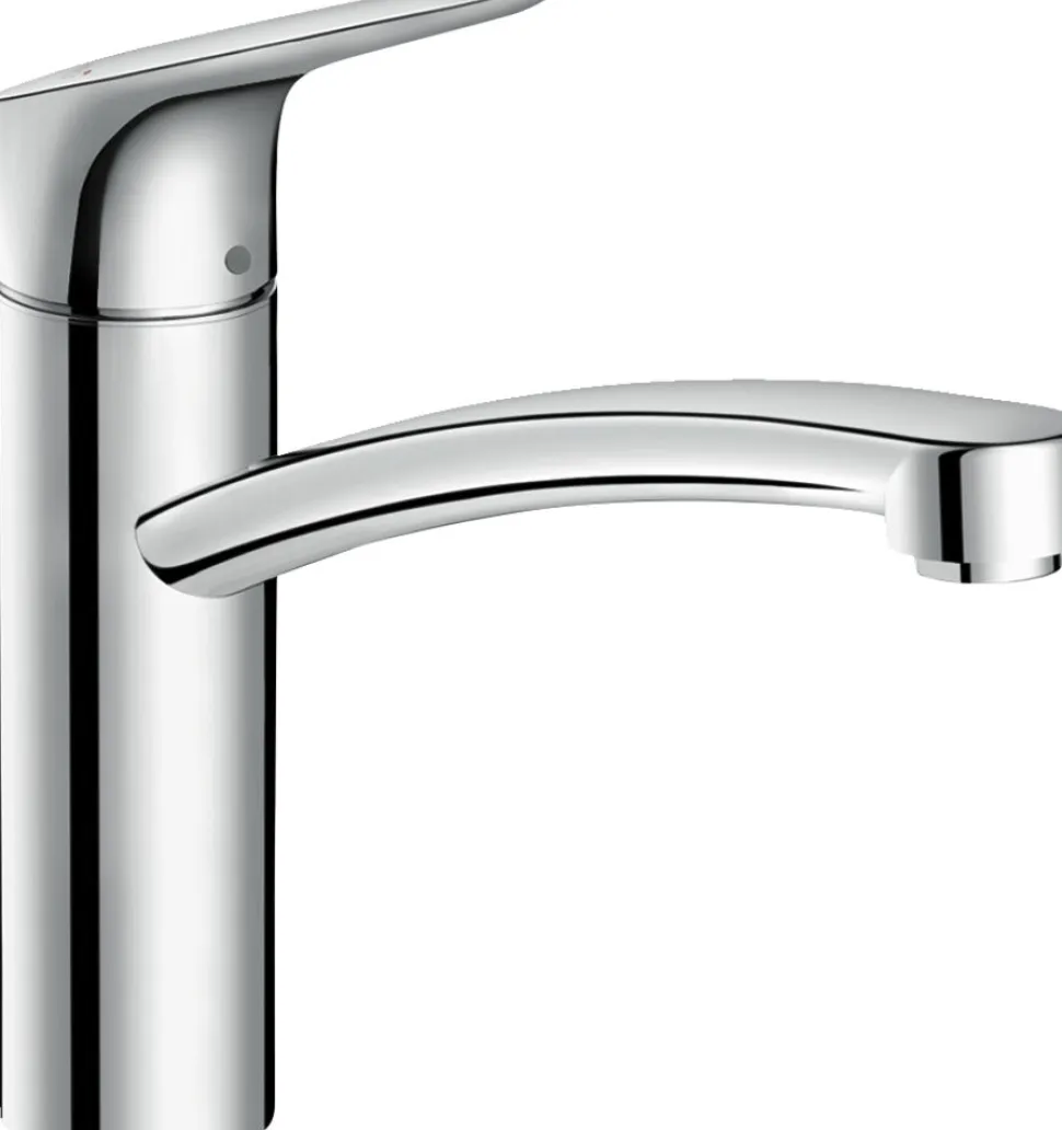 Hansgrohe Keukenmengkraan middelhoog chroom 1-greeps