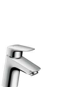 Hansgrohe Logis 70 Wastafelmengkraan chroom laag 1-greeps